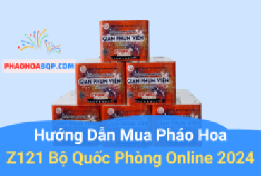 Hướng Dẫn Mua Pháo Hoa Z121 Online 2024